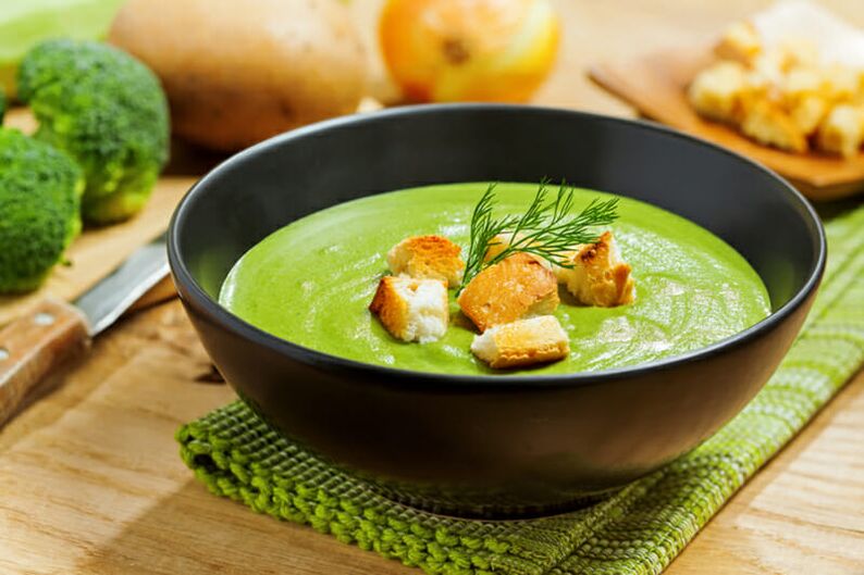 Brokolių sriubos mitybos meniu svorio metimui