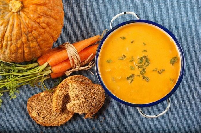 daržovių tyrės sriuba gastritui
