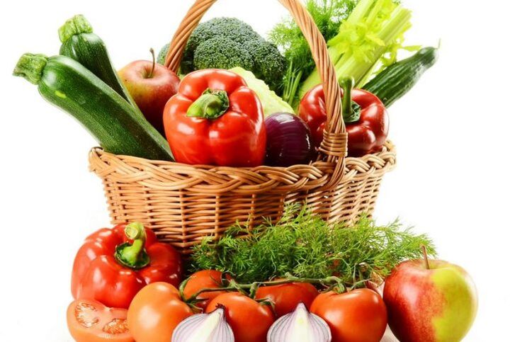 Daržovių krepšelis dietai 6 žiedlapiai